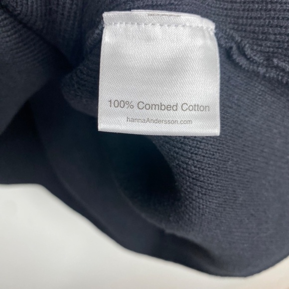 Hanna Andersson Milano Knit Dress 10 Embroidered Black White Holiday Christmas - Picture 7 of 11